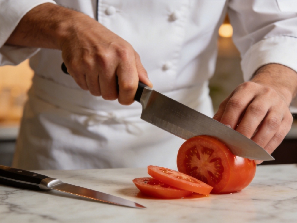 kitchen knife blade thickness concept