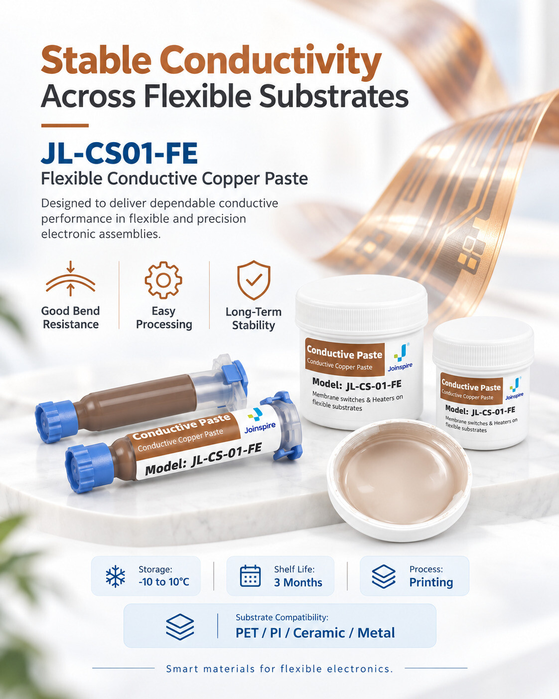 JL-CS01-FE flexible conductive copper paste