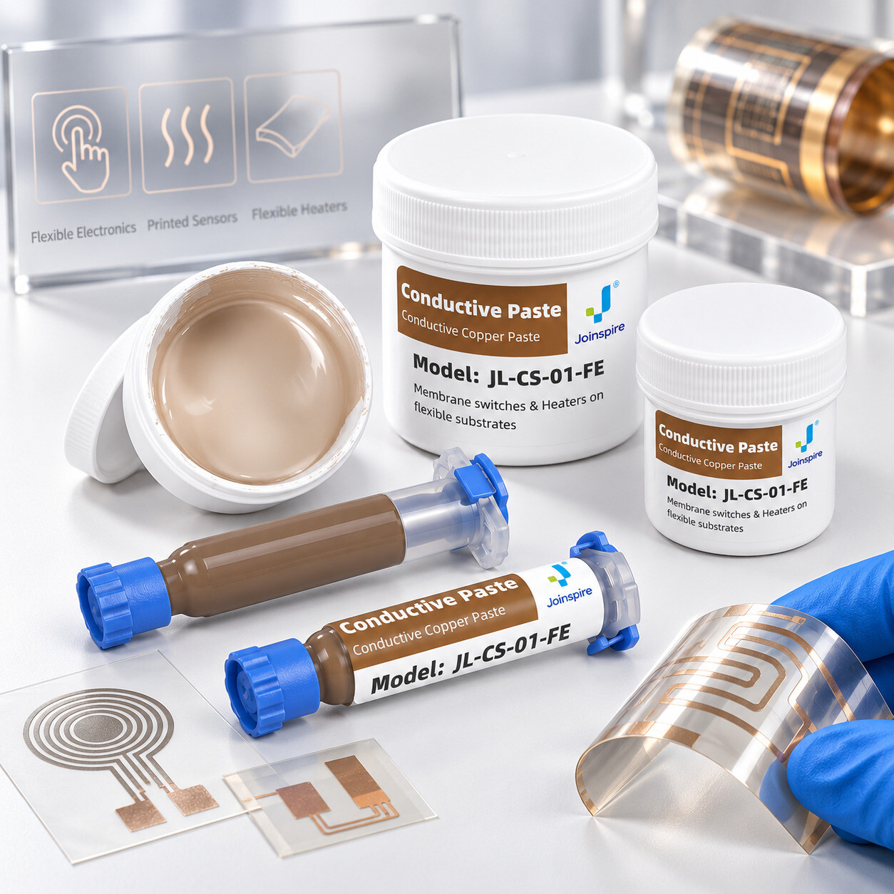 conductive copper paste for flexible electronics