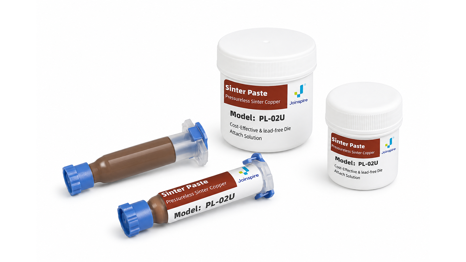 PL-02U Pressureless Copper Sinter Paste Structure Diagram