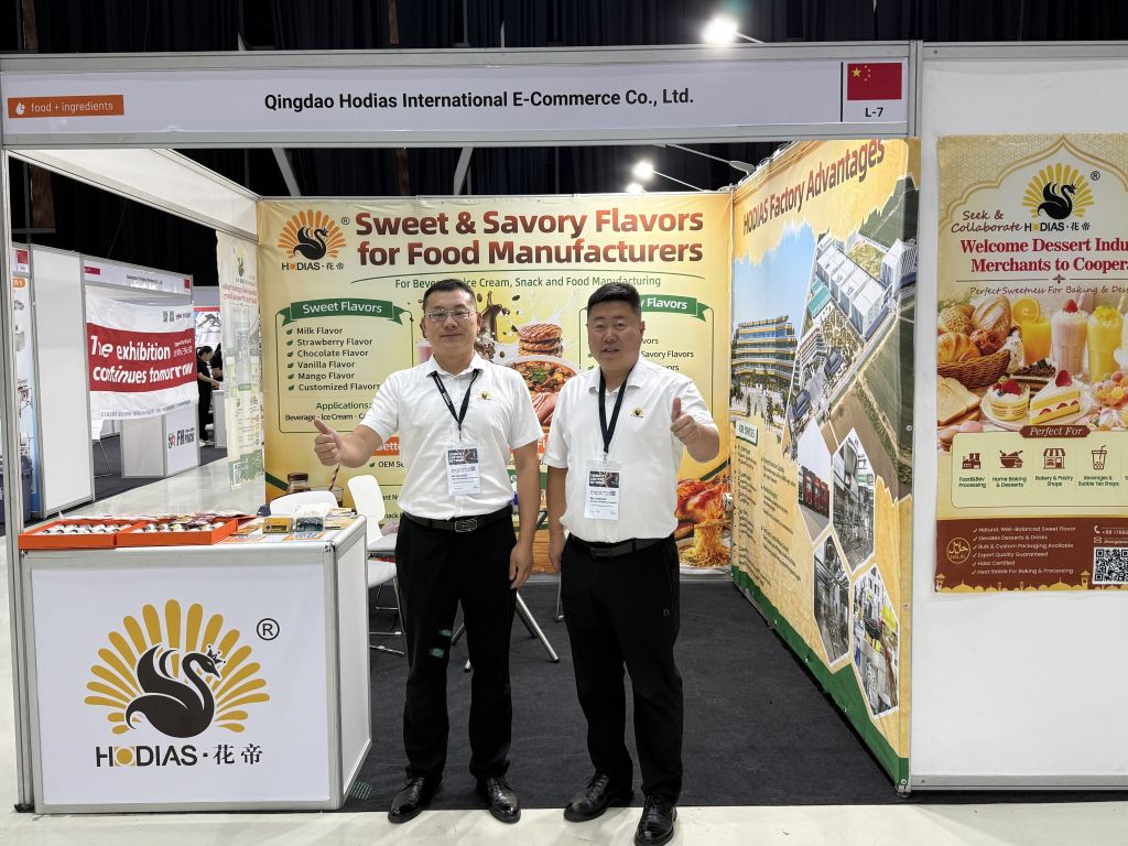 As one of the largest food industry events on the continent, the show served as an ideal platform for Qingdao Hodias to showcase its comprehensive range of food flavors, fruit flavors, meat flavors, compound seasonings, and Chinese sauces.
