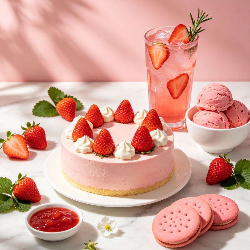 Showcase of Strawberry Flavor Applications