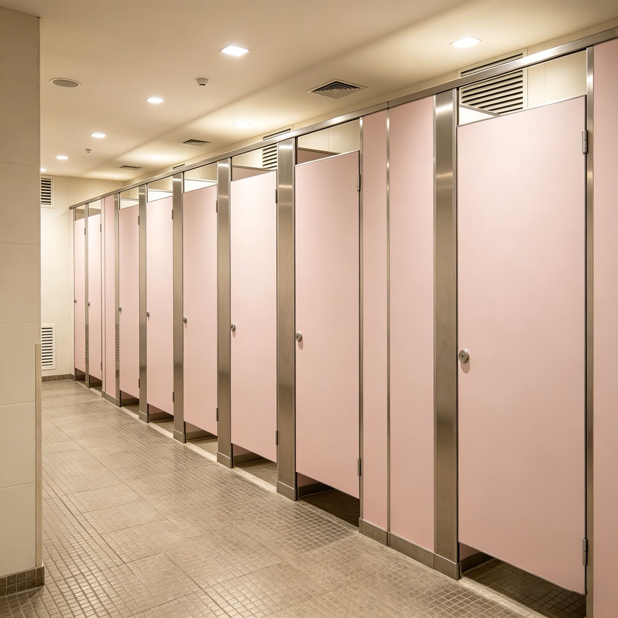 HPL toilet partitions for universities and colleges in Malaysia