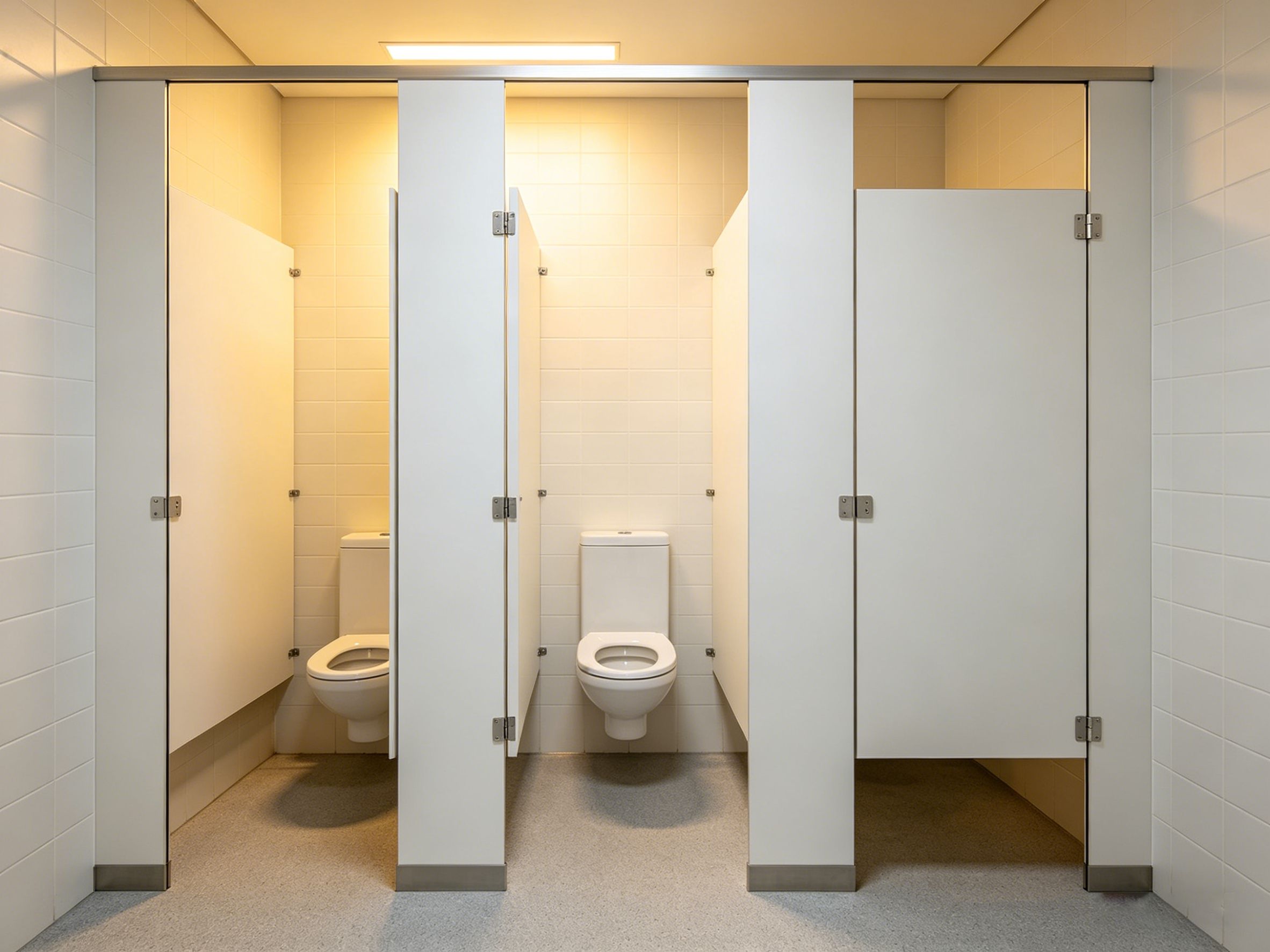 HPL toilet partitions for Malaysia commercial office and school restroom projects