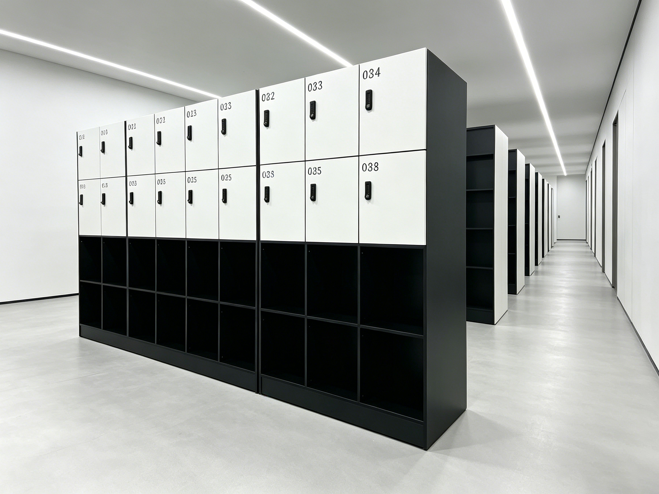 Office HPL lockers for Philippines commercial buildings with custom workplace storage
