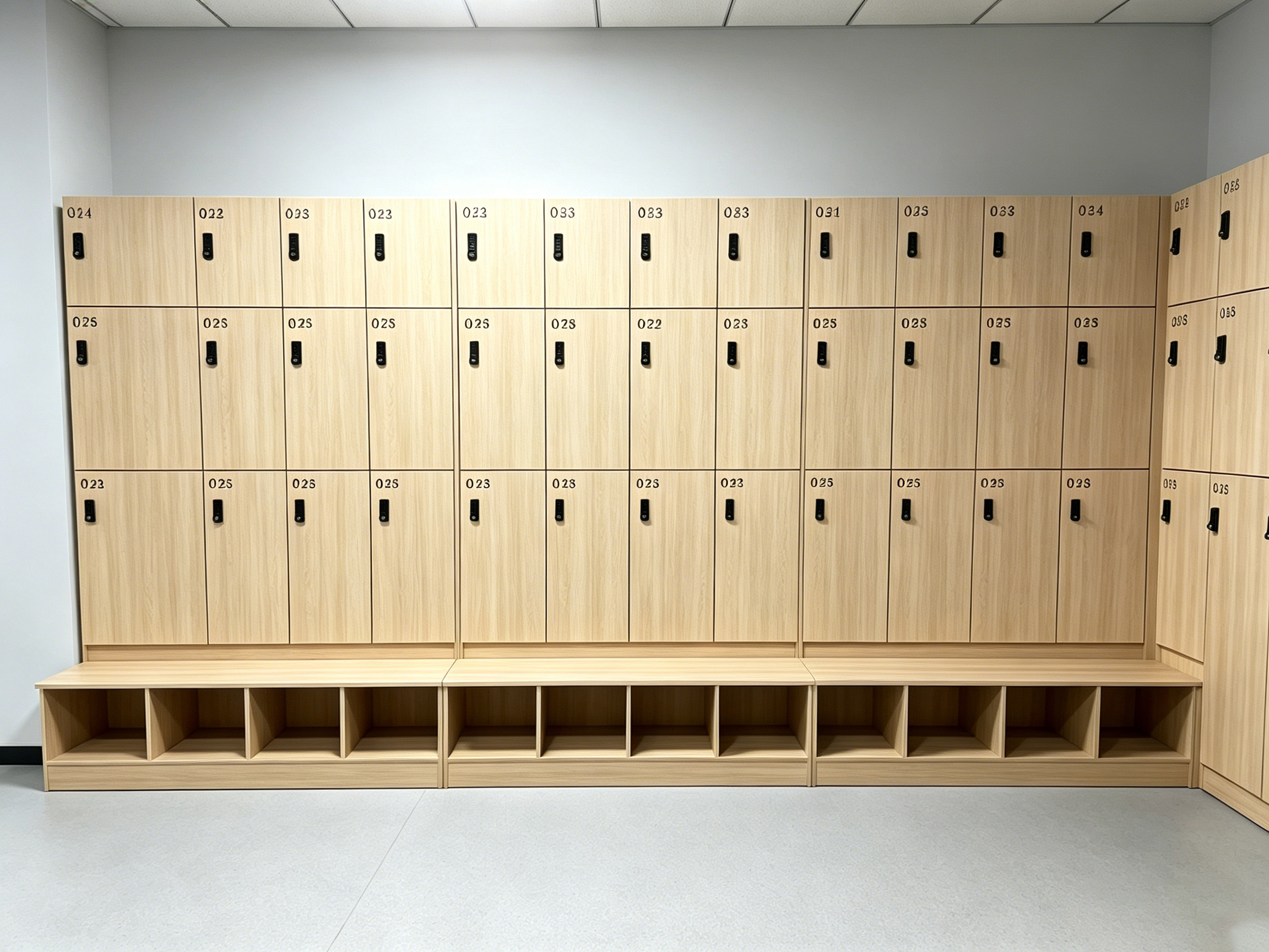 School HPL lockers for Philippines education projects with custom storage solutions