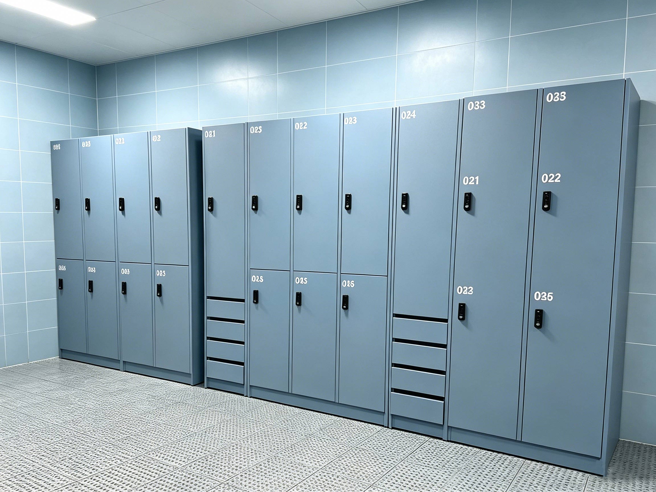 Sports facility HPL lockers for Philippines stadium and recreation center projects