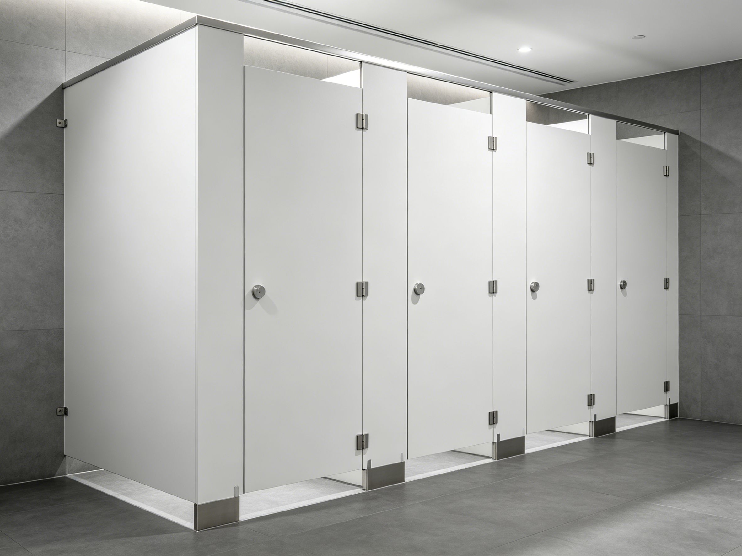 HPL toilet partitions for schools in Malaysia commercial restroom projects
