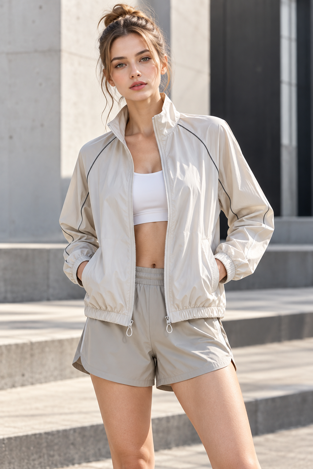 Lightweight track jacket for 2027 performance and lifestyle activewear