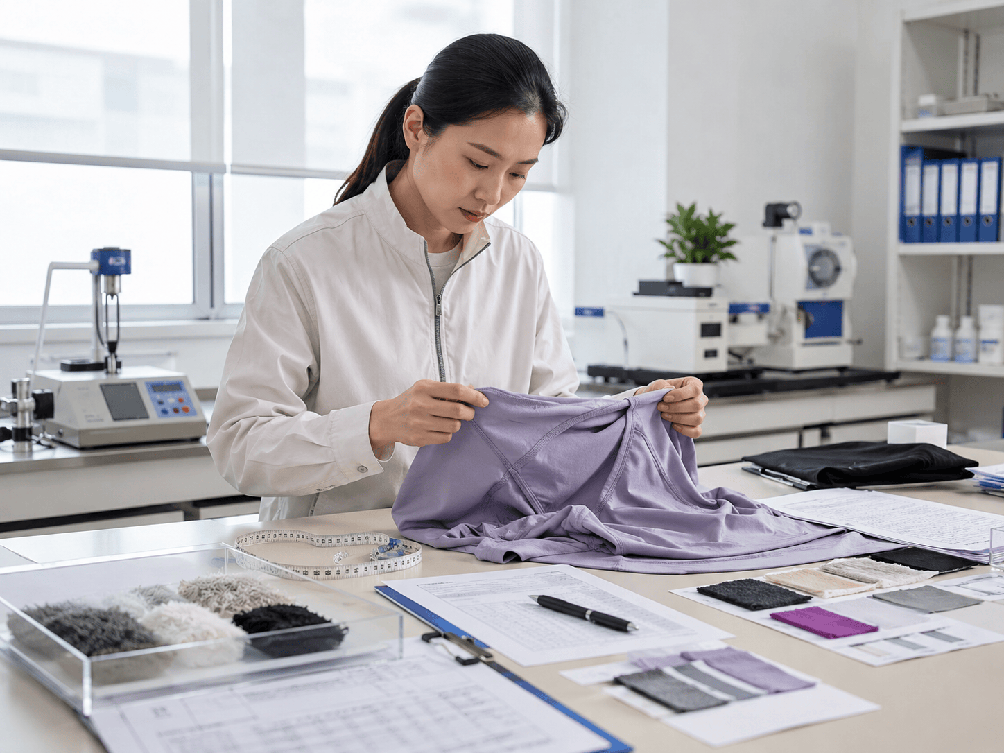 PP Gold Seal and GPT garment samples before apparel production