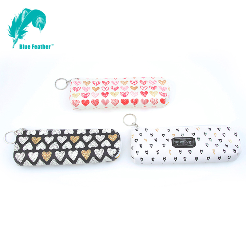 Heart Waterproof Pencil Bag