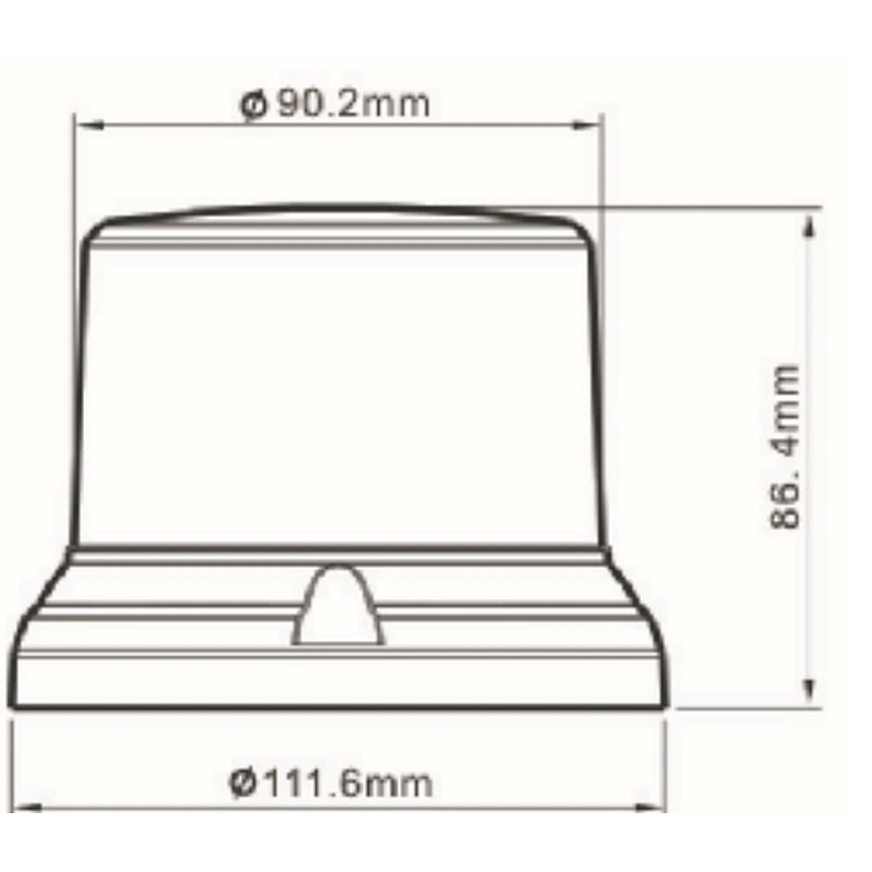 Magnet Mount LED Beacon Strobe Light
