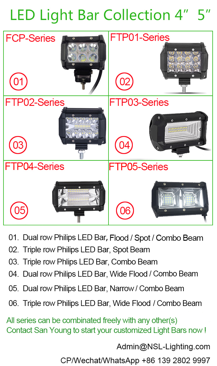 Triple Row LED Light Bar