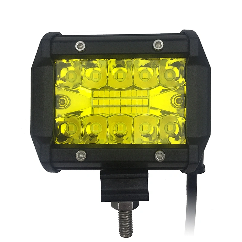 4X4 Offroad Driving & Truck Working combo beam 4 inch LED Pod light 60W amber white colour