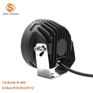 7 inch 142w CREEs led work light Round led 4x4 rock light 142W for Vehicle Offroad C-rees LED driving light