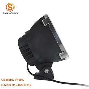 7 inch 142w CREEs led work light Round led 4x4 rock light 142W for Vehicle Offroad C-rees LED driving light
