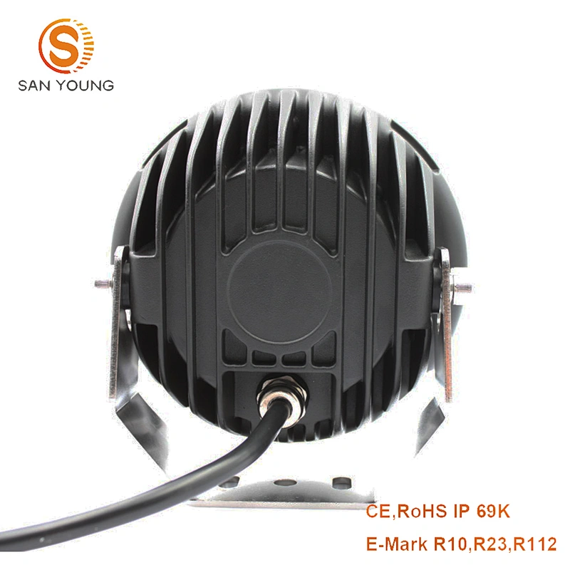 7 inch 142w CREEs led work light Round led 4x4 rock light 142W for Vehicle Offroad C-rees LED driving light