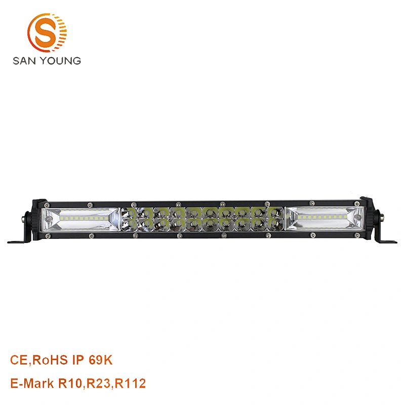 New Mini Dual row off road led light bar waterproof cheap price amber led light bar for trucks offroad 4wd combo beam light bar