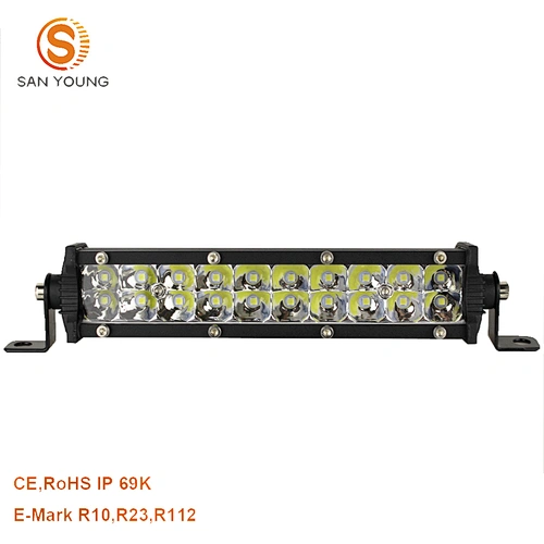 New Mini Dual row off road led light bar waterproof cheap price amber led light bar for trucks offroad 4wd combo beam light bar