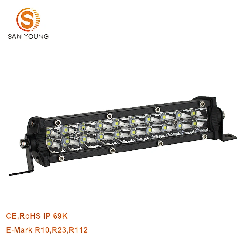 New Mini Dual row off road led light bar waterproof cheap price amber led light bar for trucks offroad 4wd combo beam light bar