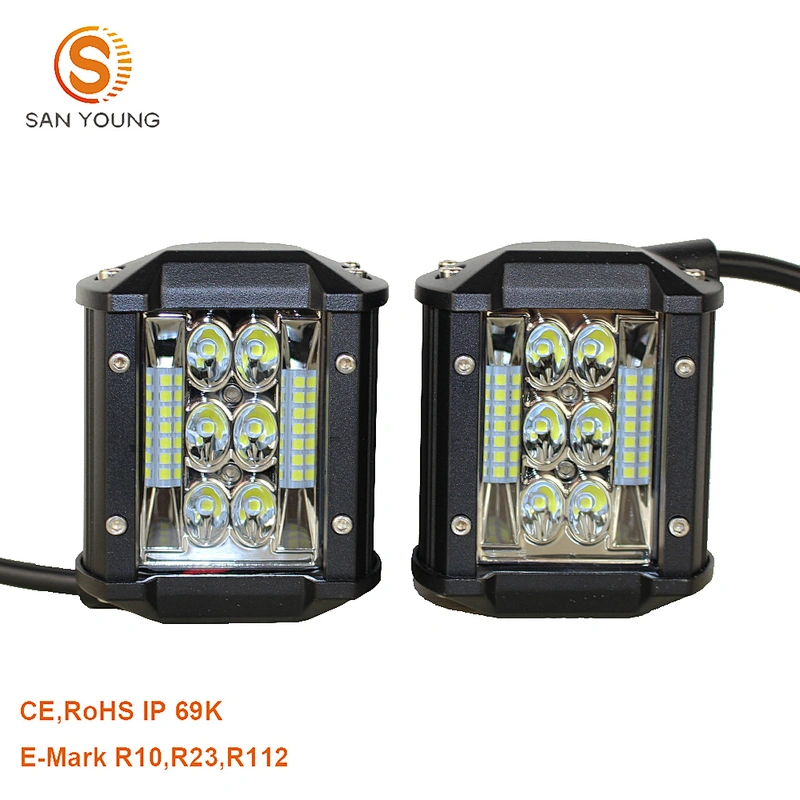 New Truck 4X4 offroad car led work light 60w led mining work light for car 4 inch spot beam led offroad driving light