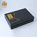 Elegant Custom Designs Gold Embossing Black Packaging Gift Box