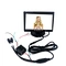 Monitor de vista trasera para automóvil de 7 pulgadas con 4 entradas de video
