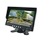 Monitor del retrovisor del coche de TFT LCD de 7 pulgadas con la cámara de la visión nocturna de la prenda impermeable de la sombra