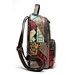 leather splice backpack