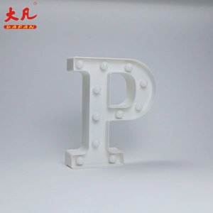 P room light holiday lighting Christmas acrylic led light letter 3d led letter sign plastic light box