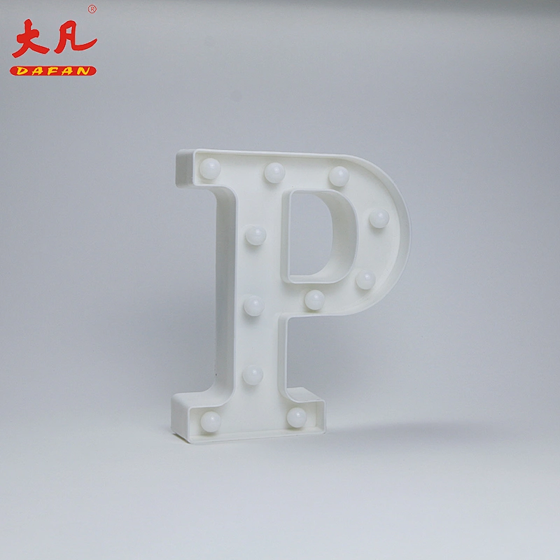P room light holiday lighting Christmas acrylic led light letter 3d led letter sign plastic light box
