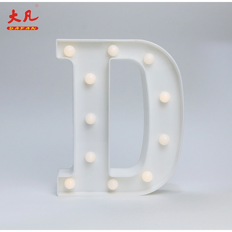 D led圣诞led灯装饰灯led标志字母电池字母灯