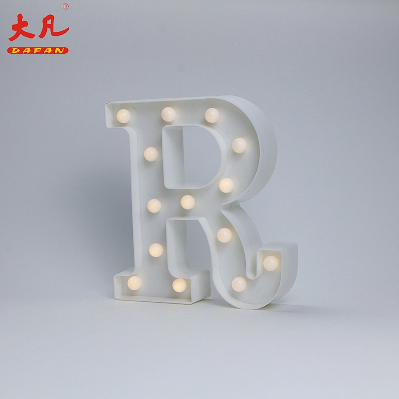 R电池供电的led灯设计灯圣诞装饰led字母标志字母灯