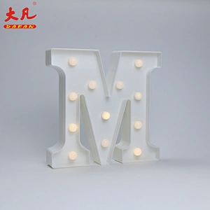 M best selling led lights Christmas lights led plastic light cube letter board alphabet letters
