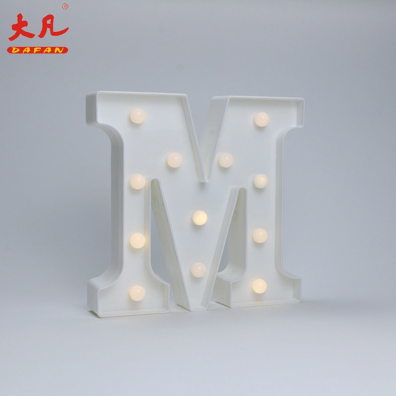 M best selling led lights Christmas lights led plastic light cube letter board alphabet letters