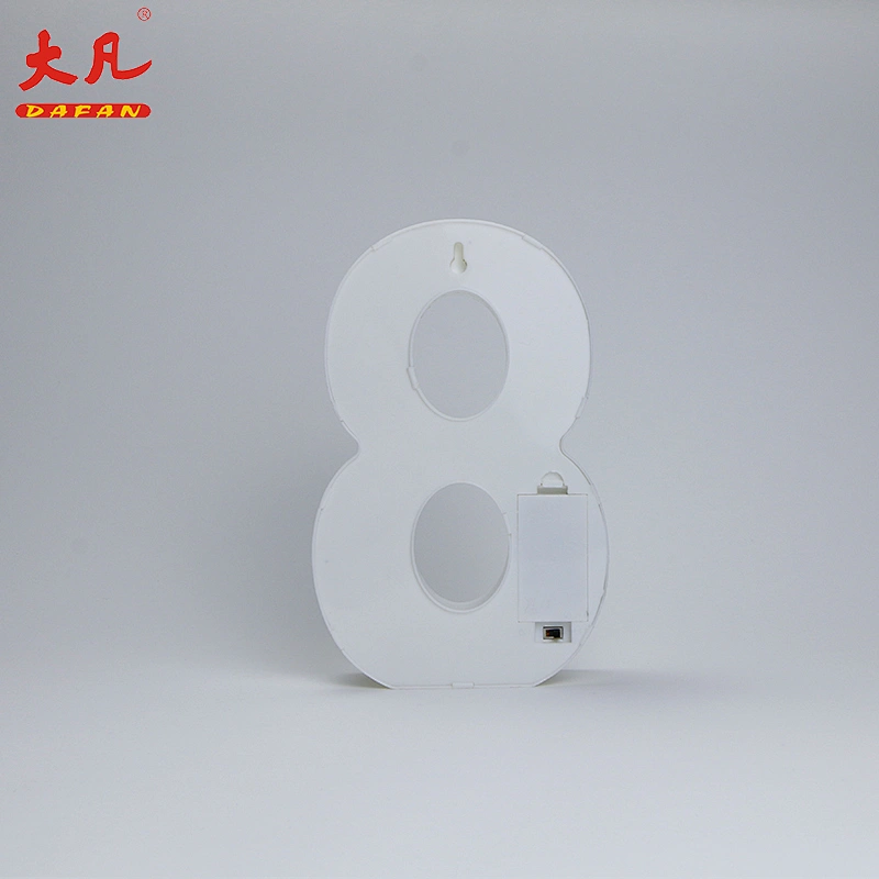 8 plastic letter light sign light decoration for festival,wedding,party room night light
