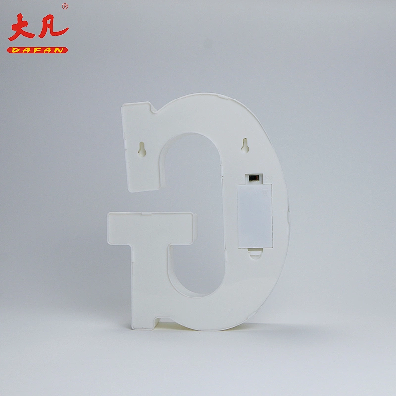 G字母环塑料灯箱led装饰灯字母字母电池led灯