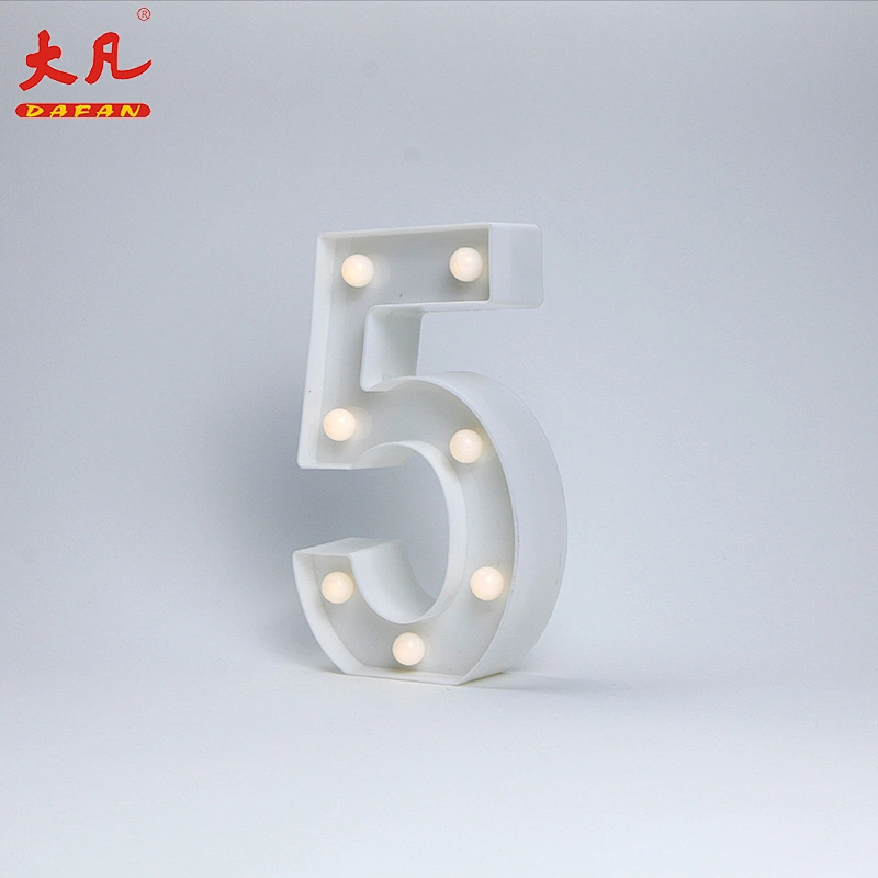 5 LED plastic light indoor decorative letter light letter light box led sign letter alphabet letters