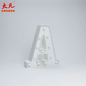 A led灯装饰婚礼照明词灯led信件灯标志字母
