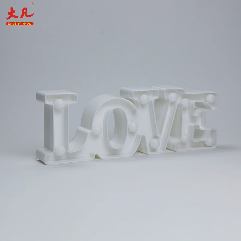 LOVE Shape Christmas letter light decorative led lights festival decoration marquee letter lights signs