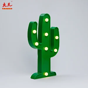 Cactus Christmas letter light design lamp led plastic light marquee plastic bulkhead light lighting led