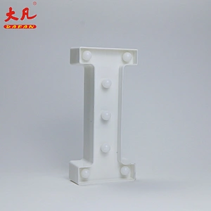 I圣诞节led灯室光环与字母设计塑料灯3d led字母标志