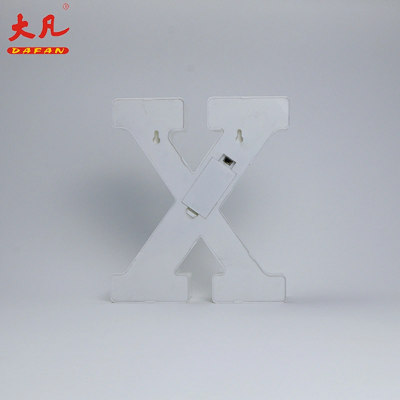 X led light table decoration room light solar letter box light 3d letter sign