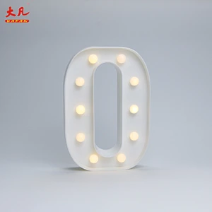 O led decoration light for wedding battery design lamp acrylic led light letter led letter light