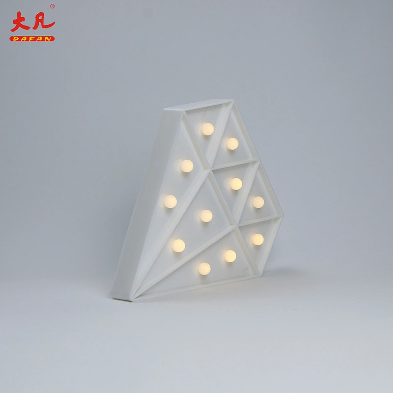 Diamond birthday wedding marquee plastic light battery decoration led light cube solar letter box light wedding marquee