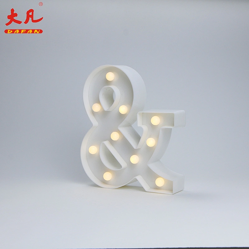 ＆环用字母设计塑料灯箱照明led字母pvc字母字母led灯