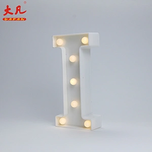 I圣诞节led灯室光环与字母设计塑料灯3d led字母标志