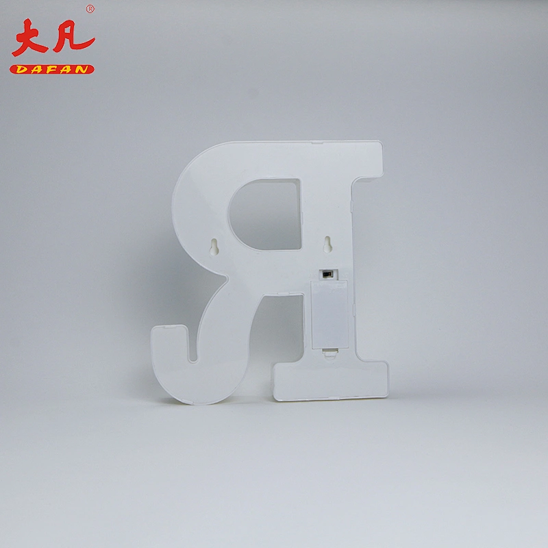 R电池供电的led灯设计灯圣诞装饰led字母标志字母灯