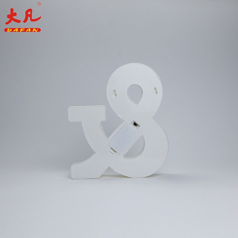 ＆环用字母设计塑料灯箱照明led字母pvc字母字母led灯