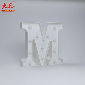 M best selling led lights Christmas lights led plastic light cube letter board alphabet letters